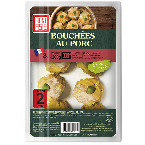 Bouchées au porc