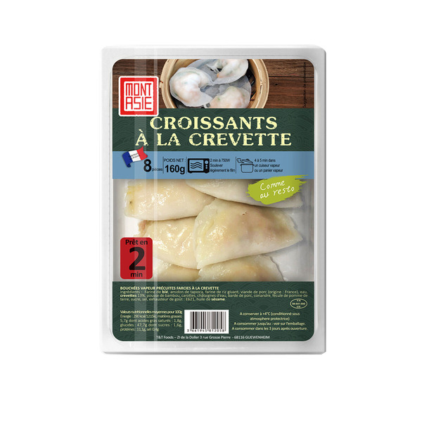 Croissants à la crevette