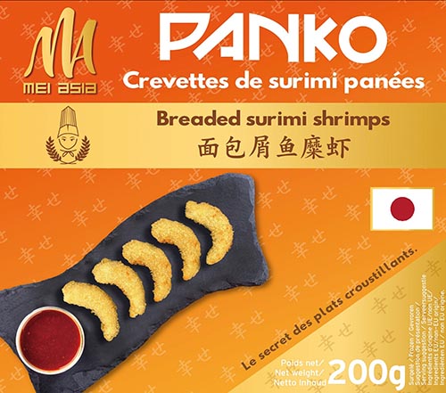 CREVETTES DE SURIMI PANÉES PANKO SURGELÉES