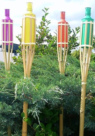 CIDDECO Torche - Bambou - H120cm