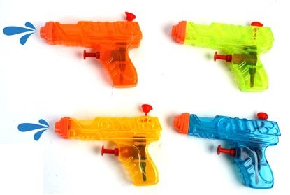 Lot 12 Pistolets à eau Transparent Kermesse et ...