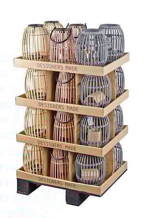 CIDDECO Lanterne - Bambou - H23cm