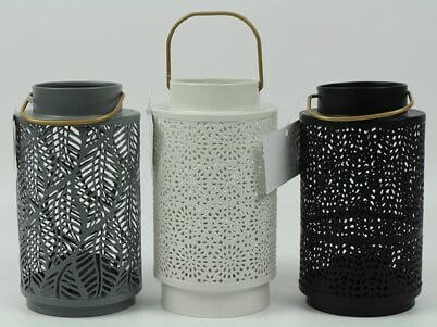 CIDDECO Lanterne avec découpe - Métal