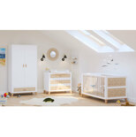 THEO Chambre TRIO Lit 70x140 Commode Armoire NAMI Neige code EAN 3661979007659 