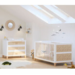 THEO Chambre DUO Lit 70x140 Commode NAMI Neige code EAN 3661979007697 