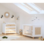 THEO Chambre DUO Lit 60x120 Commode NAMI Neige code EAN 3661979007710 