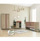 SAUTHON Chambre TRIO Lit 70x140 Commode Armoire NOVA Rose code EAN 3661979015746 