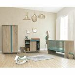 SAUTHON Chambre TRIO Lit 60x120 Commode Armoire NOVA Argile code EAN 3661979015784 