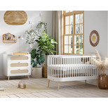 VOX Chambre DUO Lit 70x140 PARIS Commode CANNE Blanc code EAN 3661979051522 