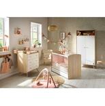 SAUTHON Chambre TRIO Lit 60x120 Commode Armoire ACCESS Blanc Bois code EAN 3661979066458 