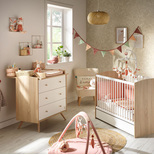 SAUTHON Chambre DUO Lit 60x120 Commode ACCESS Blanc Bois code EAN 3661979066496 