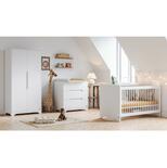 VOX Chambre TRIO Lit 60x120 cm + Commode Armoire OVA Blanc code EAN 3661979072930 