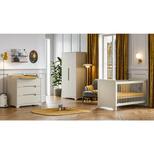 VOX Chambre TRIO Lit 60x120 cm + Commode Armoire OVA Gris/Beige code EAN 3661979072947 