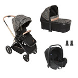 CHICCO Poussette Trio Mysa + Nacelle Mysa dew re_lux + Siège auto KORY I-size + adaptateurs Mysa code EAN 3661979076440 