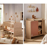 SAUTHON Chambre DUO Lit 140x70 Commode1P TOKYO Terracotta code EAN 3661979078383 