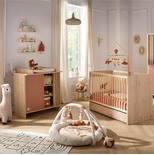 SAUTHON Chambre DUO Lit 120x60 Commode1P TOKYO Terracotta code EAN 3661979078406 