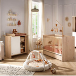 SAUTHON Chambre DUO Lit 120x60 Commode 1P TOKYO Blanche code EAN 3661979078444 