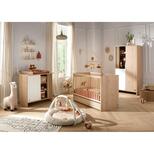 SAUTHON Chambre TRIO Lit 120x60 Commode1P Armoire 2P TOKYO Blanche code EAN 3661979078451 