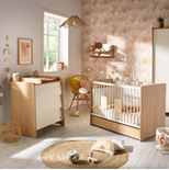 SAUTHON Chambre Duo Lit 120x60 commode VANILLE code EAN 3661979078482 