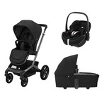 MAXI COSI Poussette TRIO FAME avec Nacelle + Cosi PEBBLE 360 Pro 2 Black code EAN 3661979081369 