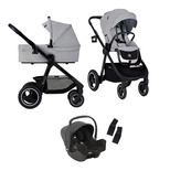 KINDERKRAFT Poussette Everyday 2 en 1 Grise + Siège-auto I-Snug 2 Shale code EAN 3661979083318 