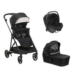CHICCO Poussette Trio Seety Nacelle Etna Black + Siège auto Kory Black code EAN 3661979083363 
