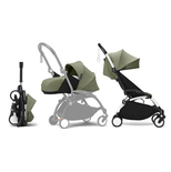 STOKKE Poussette YOYO 3 Pack 0+ et 6+ Olive / Cadre Blanc code EAN 3661979083653 