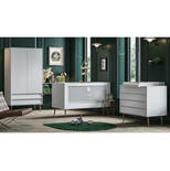 VOX Chambre TRIO Lit 60x120 Commode Armoire BOSQUE NEW Blanc code EAN 3661979083905 