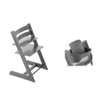 Chaise TRIPP TRAPP + Baby Set Gris tempête