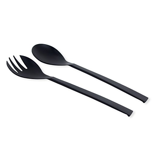 DELI NOIR Coffret de 2 couverts à salade