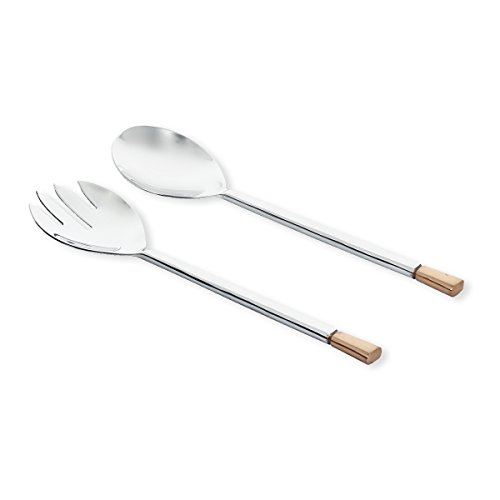 DELI COPPER Coffret de 2 couverts à salade