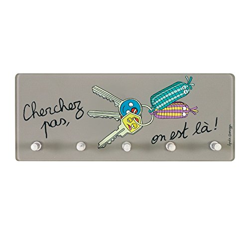 Accroche-clés DESOL Cherchez pas Derrière La Po...