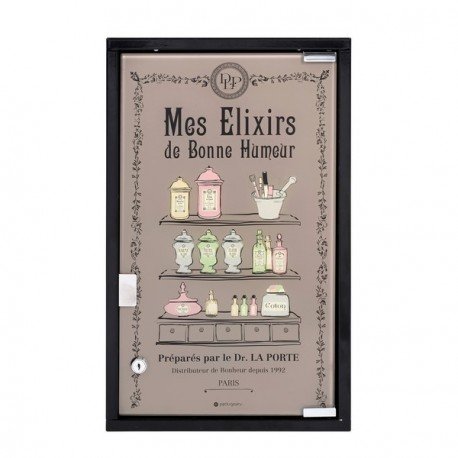 Armoire à pharmacie Mes élixirs, Derrière La Porte