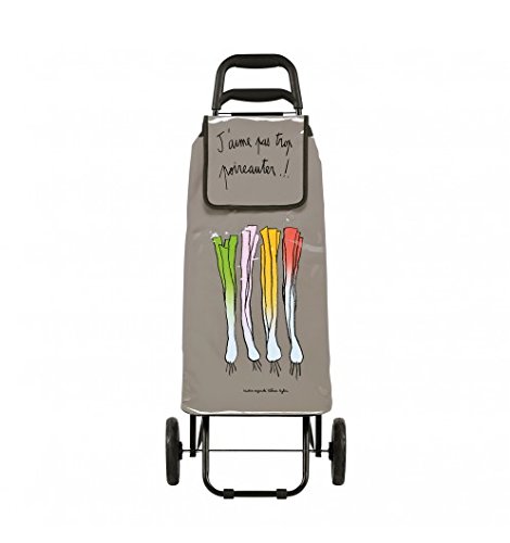 Poussette de marché vinyle J'aime pas, Derrière...