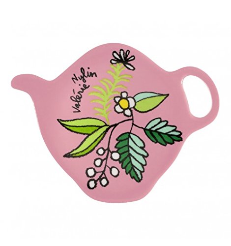 DERRIERE LA PORTE - Repose sachet de thé rose f...