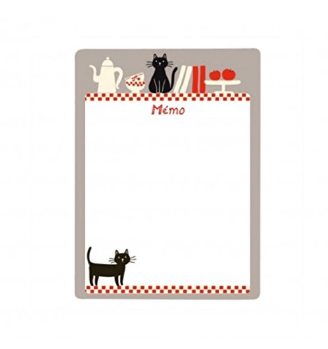 Mémo magnet chats - rouge/gris - DLP