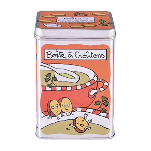 DERRIERE LA PORTE - Boite à croûtons orange Der...