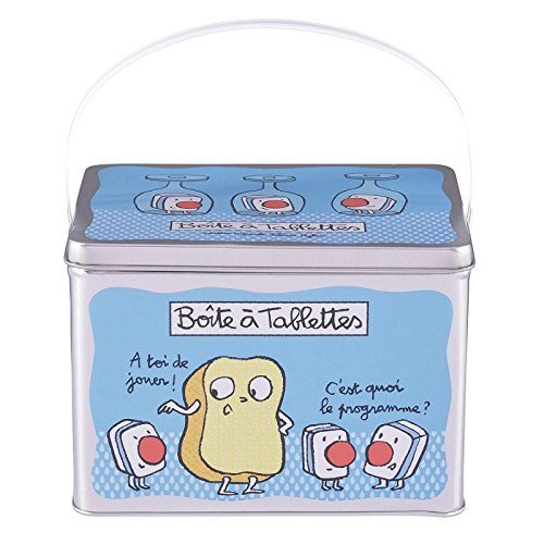 Boite à Lessive-vaisselle Tablettes - bleu