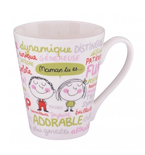 Derrière la porte DERRIERE LA PORTE - Mug porcelaine Maman Derrière la porte - code EAN 3662034030940 