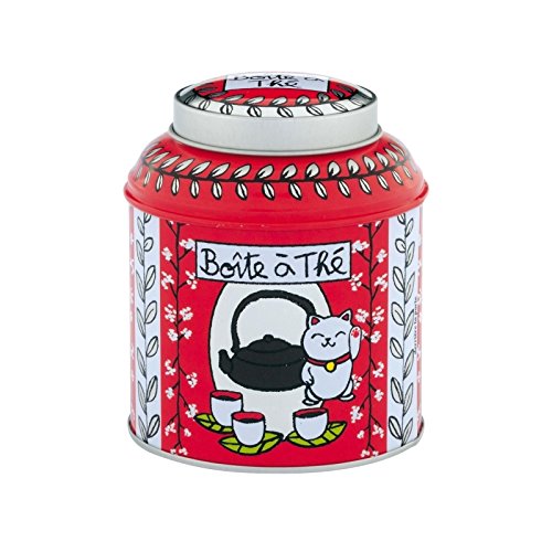 Boite à thé vrac Chat Derrière la Porte