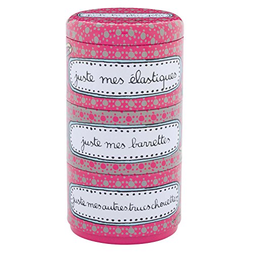 Derrière la porte DERRIERE LA PORTE - Boite accessoires cheveux empilable Juste DLP - code EAN 3662034033491 