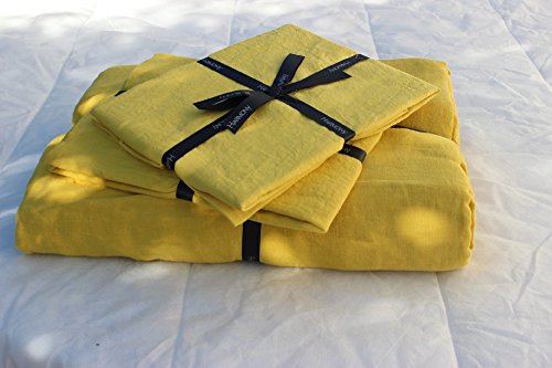 Harmony Housse de Couette Lin Lavé Curry Viti Harmony code EAN 3662049026877 