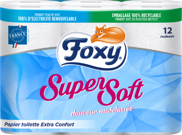 Papier Toilette Blanc Extra Confort 2 Épaisseur...