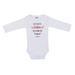 BB&CO Body Manches Longues "Il n’y a pas de tonton aussi génial" Taille 3 Mois Blanc code EAN 3662159017321 