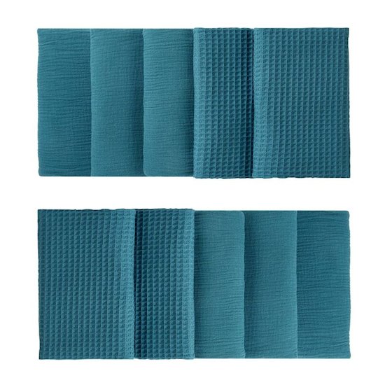  BB&Co Tour de lit modulable & respirant (10 éléments) - Mix & Match Vert Paon  code EAN 3662159029287 