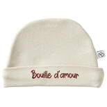 BB&CO Bonnet doublé coton Bouille d'amour sable naissance  code EAN 3662159037244 