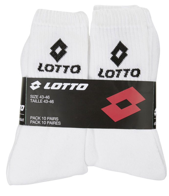 Lotto LOT DE 10 MI-CHAUSSETTES SPORT HOMME Lotto code EAN 3662260105337 
