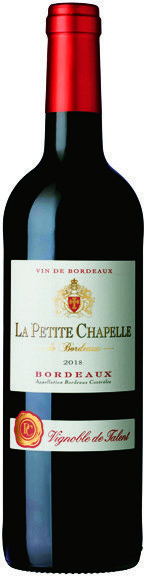 A.O.C.(2) BORDEAUX ROUGE 2018 “LA PETITE CHAPELLE” 3662312016499 (3662312016499)