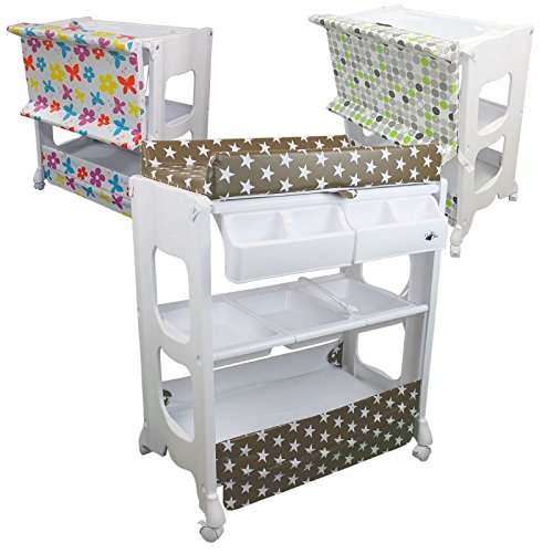 ® table à langer avec baignoire et rangements - 3 coloris - norme en 12221 3662348023638 Monsieur Bébé ® table à langer avec baignoire et rangements - 3 coloris - norme en 12221 3662348023638 Monsieur Bébé