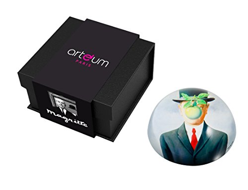 Presse-papier motif le fils de l'homme multicol...